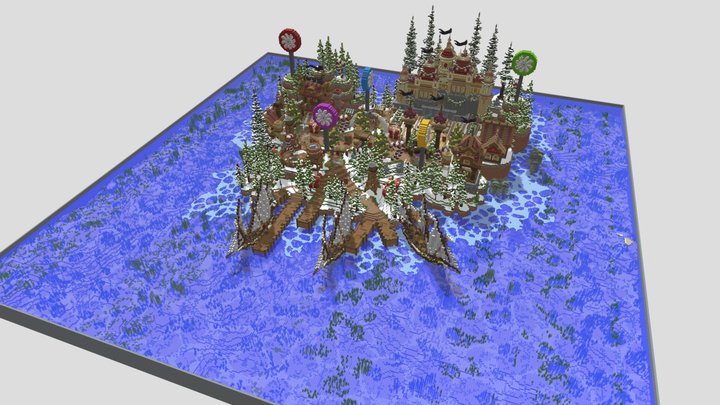 WinterFestivalIsland 3D Model