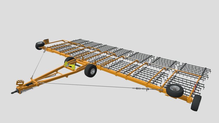 SWIFT Drag harrow 3D Model