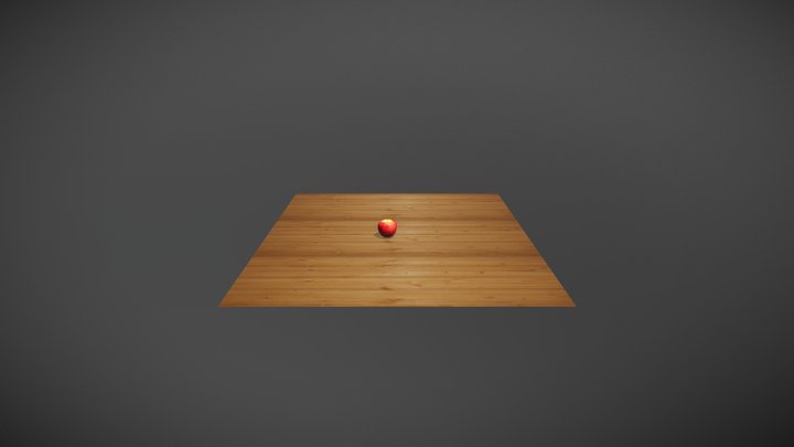 Fuji Apple 3D Model