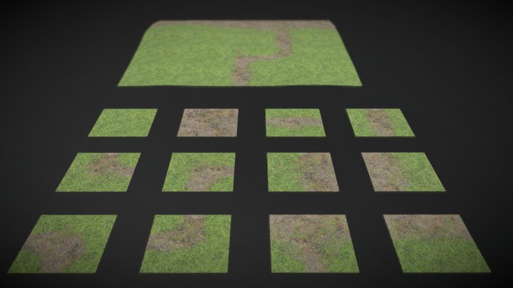 Landscape Tiles 3D Model