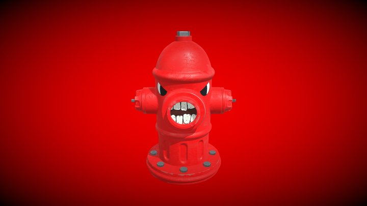 Hydrant - High Poly (course) 3D Model