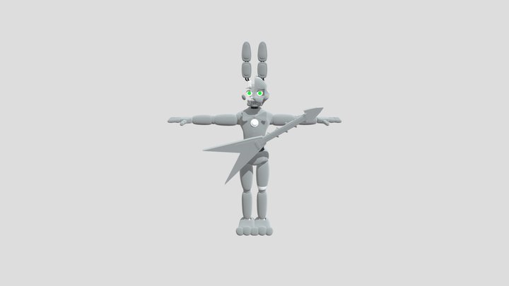 Bonnie  FNAF AR - Download Free 3D model by MrSpringMen (@MrSpringMen)  [68ea2bc]