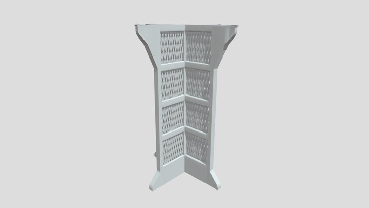 Ancient Chinese Pillar 3D Model