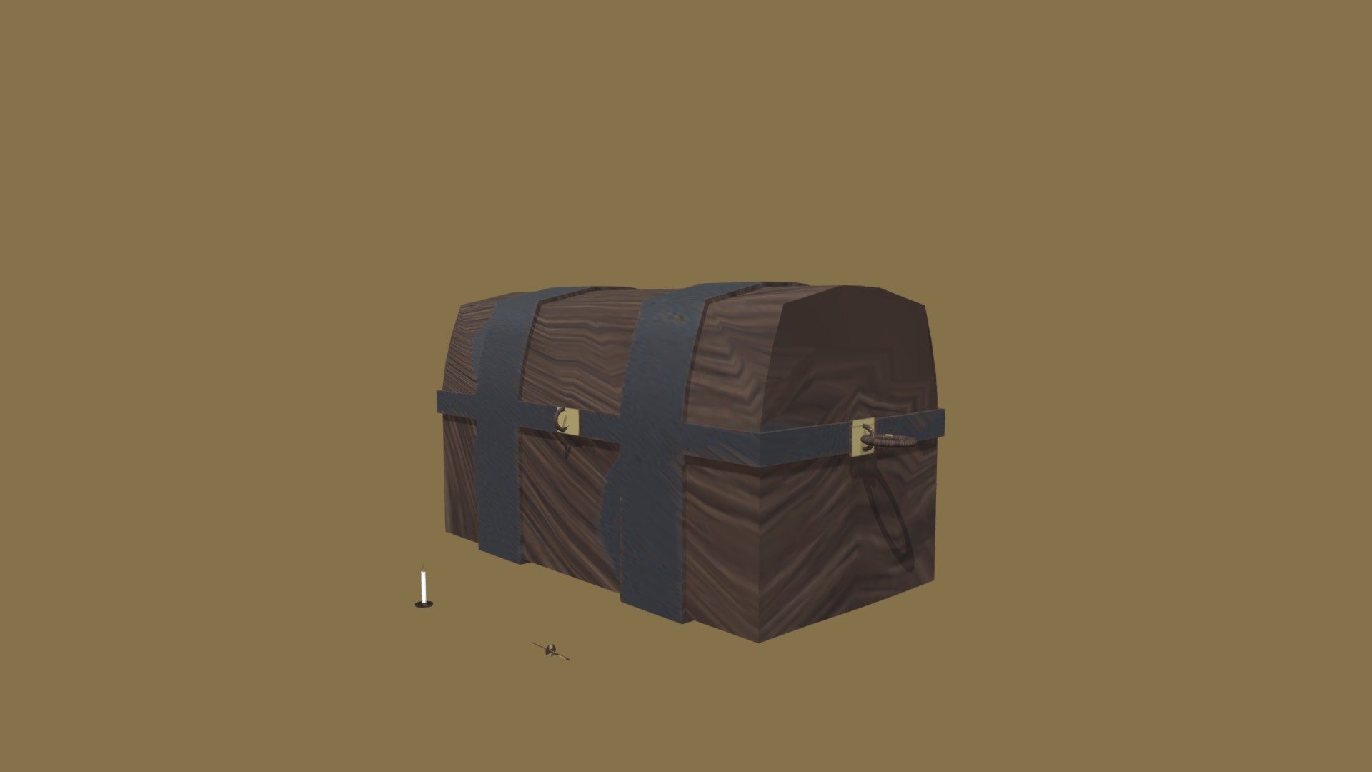 3 Props(Chest, Candle, Sword)