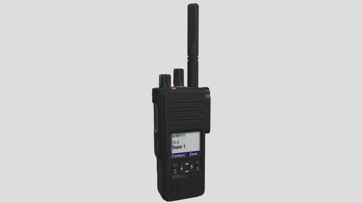 Walkie Talkie Radio Motorola DP4601e 3D model 3D Model