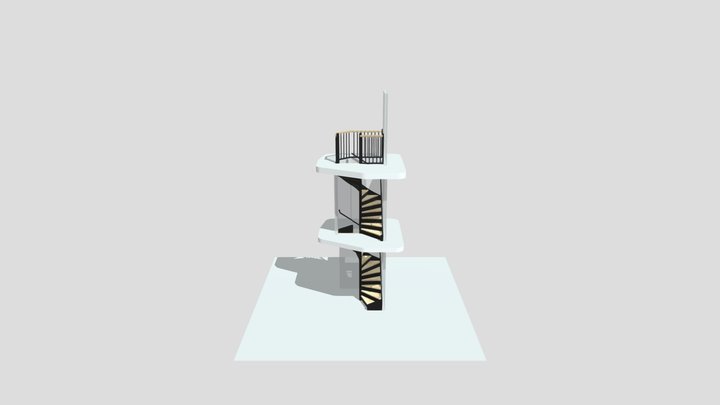 trappen Waalwijk 3D Model