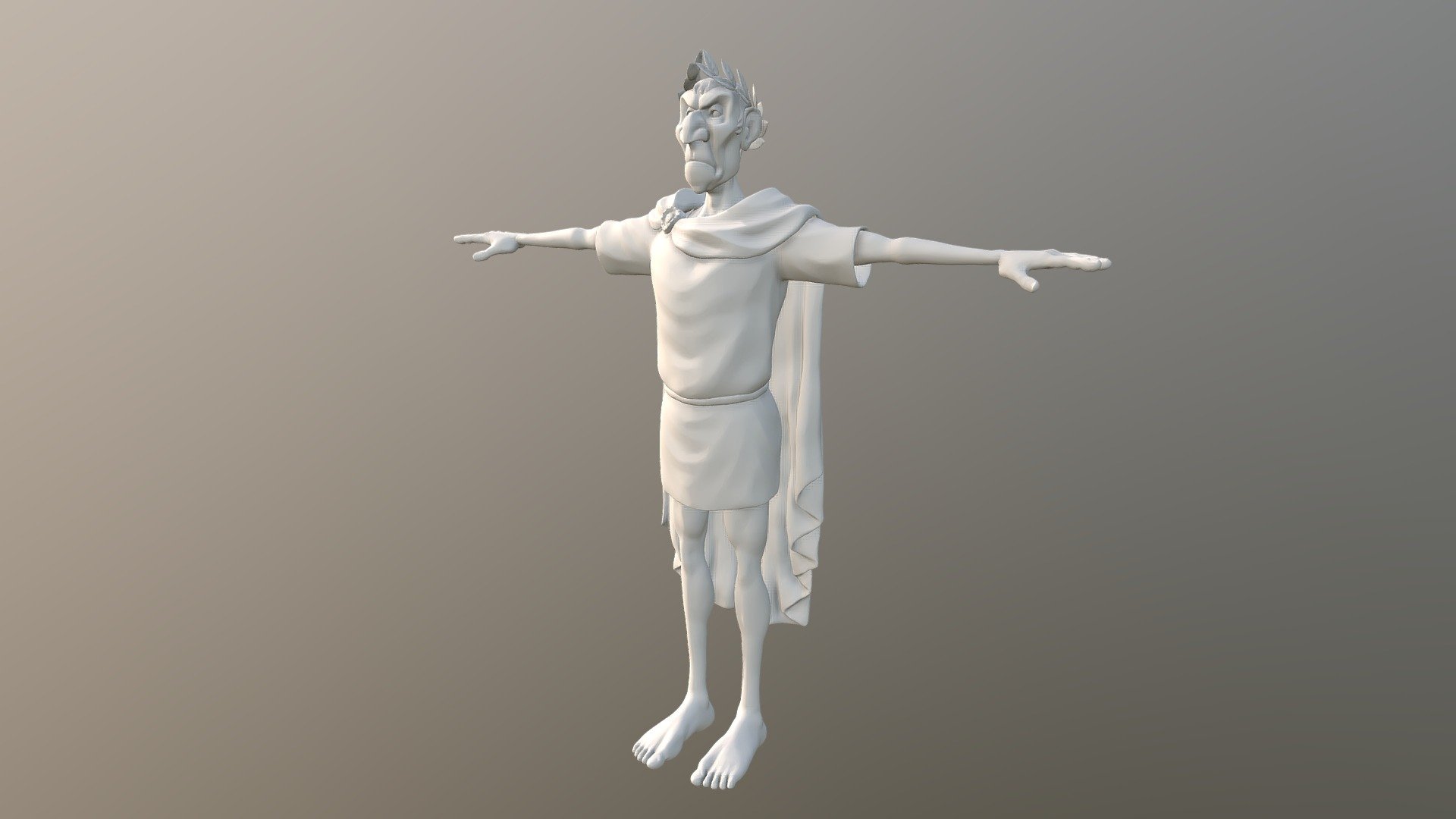Julius Caesar sculpture - Clothed Version