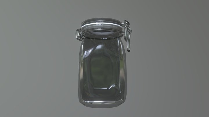 Brocal Quadra Jar 3D Model