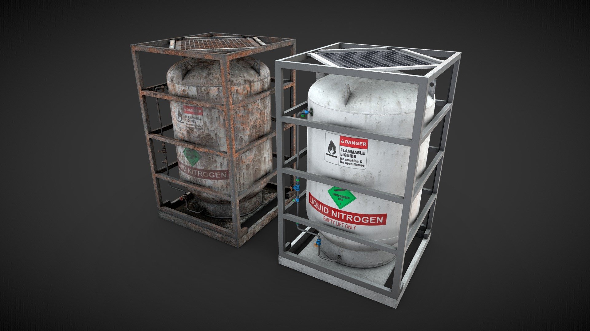 Liquid nitrogen storage