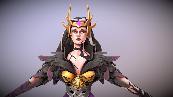 Morrigan 3D Model