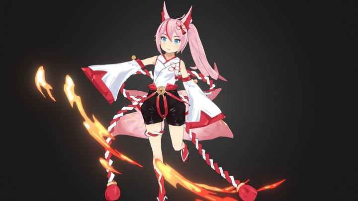 Houkai 3rd Higyokumaru 3D Model