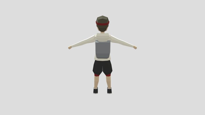 Pokemon Trainer 3D Model