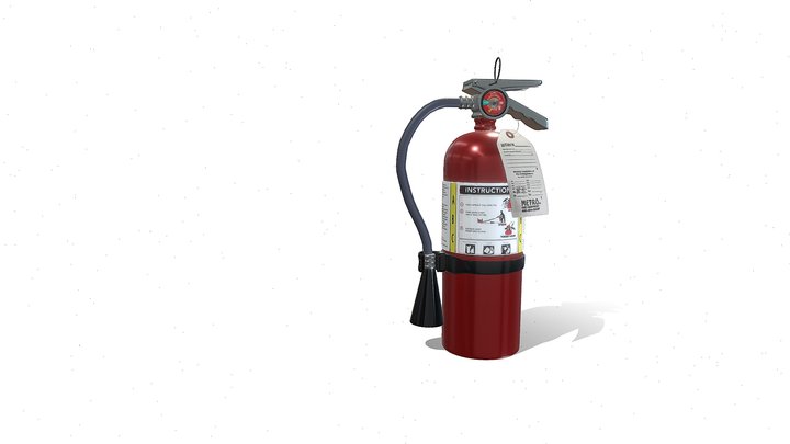 Fire Extinguisher 3D Model