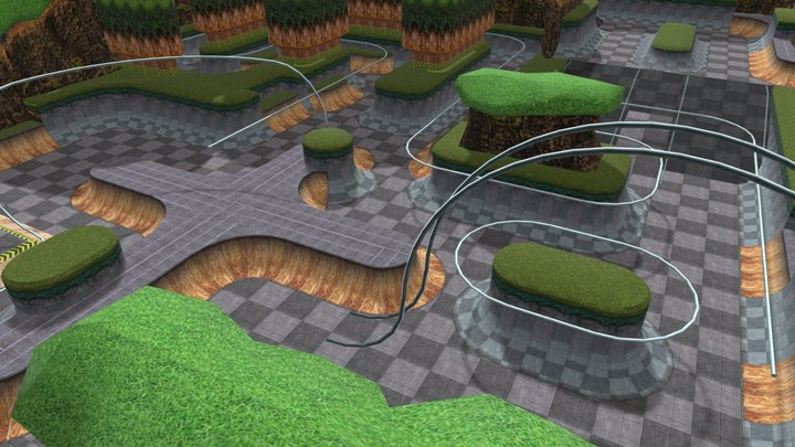 "Level2" Sonic Extreme 3D Model