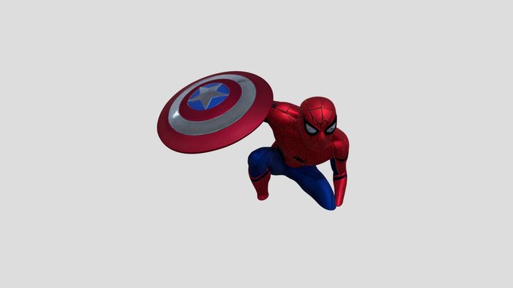 Spiderman civil war 3D Model