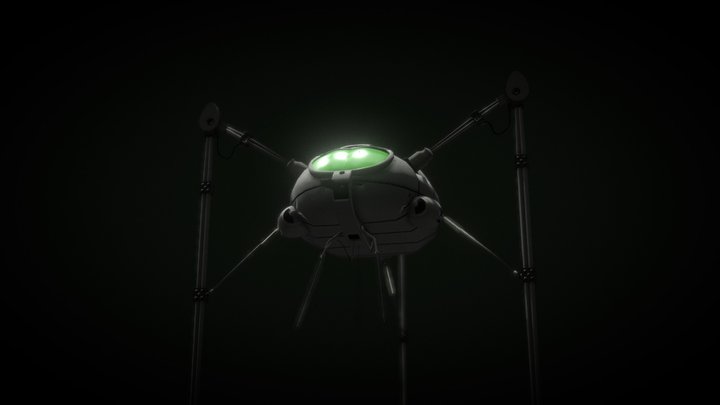 The War of the Worlds: 1978 Fighting machine 3D Model