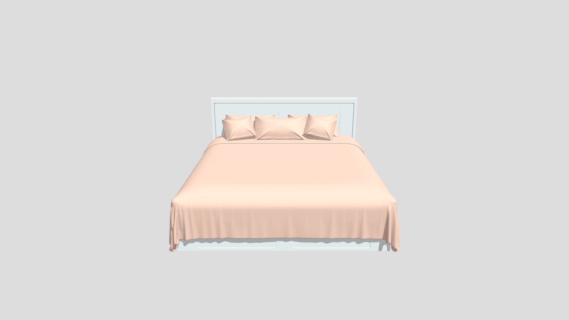 Modern Simplistic Bed - 3D model by sustainablegames [9794030] - Sketchfab