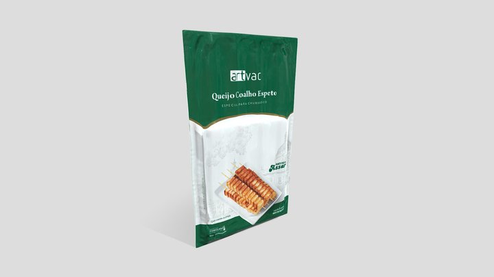 EMBALAGEM COALHO 3D Model
