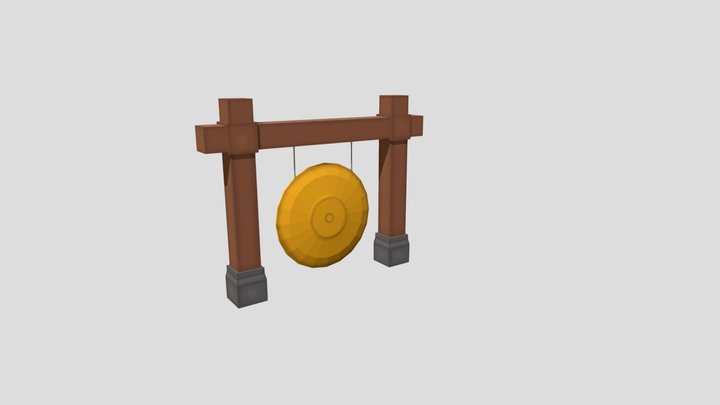 Gong target 3D Model