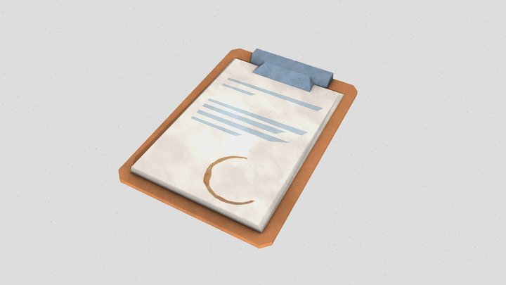 Notes 3D Model