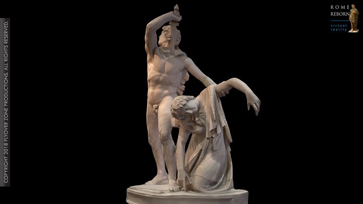 3D rendering of Gaul, Ludovisi