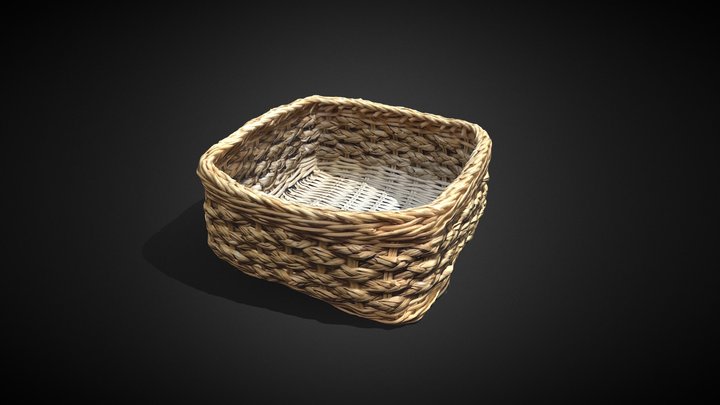 Object - Office Basket 3D Model