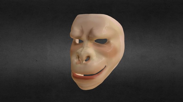 Monkey mask - Kid Noise 3D Model