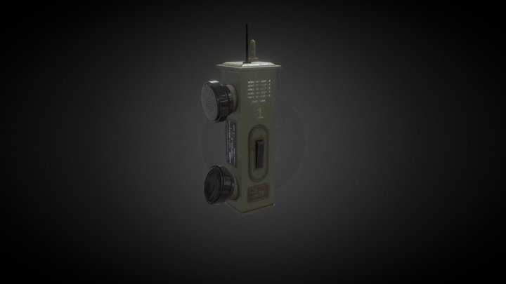 Radio Militar 3D Model