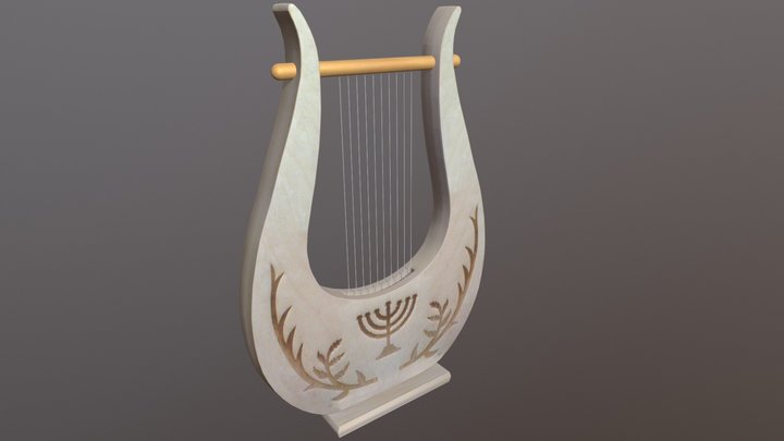 Jubilee Harp. 3D Model