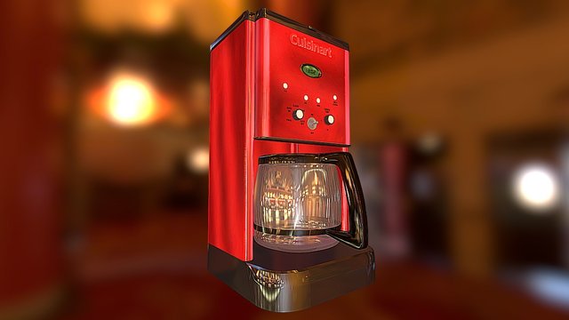 Cuisine Coffee Maker - Downloadable. 3D Model