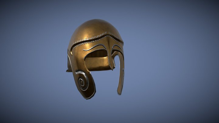Chalcidian Helmet 3D Model