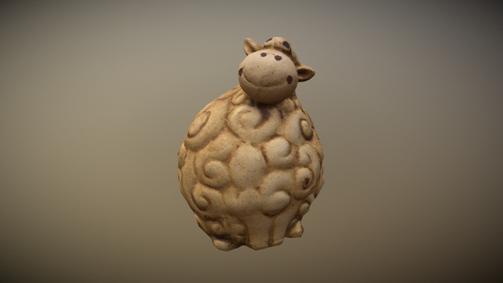 Lamb statuette. Photogrametry