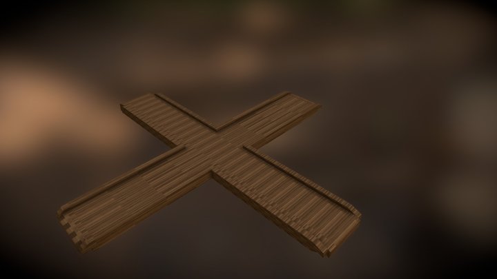 Cross Bridge 3D Model