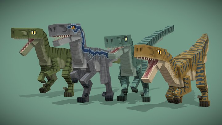 Raptor Squad 3D Model