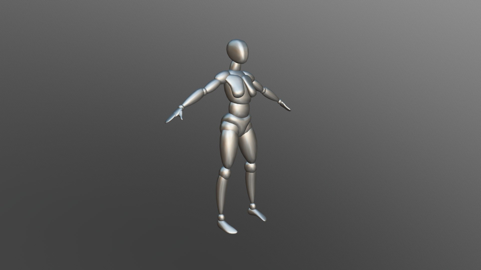 Simplified Human Body (F) - 3D model by NegInfinity [979a097] - Sketchfab