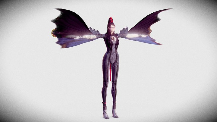 Bayonetta (Old Hairstyle, Wii U) – Kostenloses 3D-Modell STL