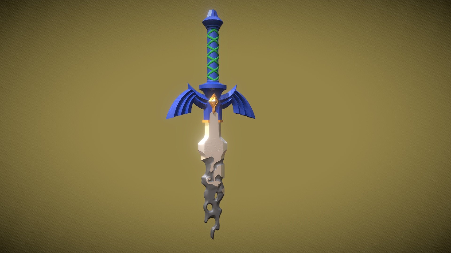 Broken Master Sword (3D print) 3D model by TheHardwareMaker [979ab61