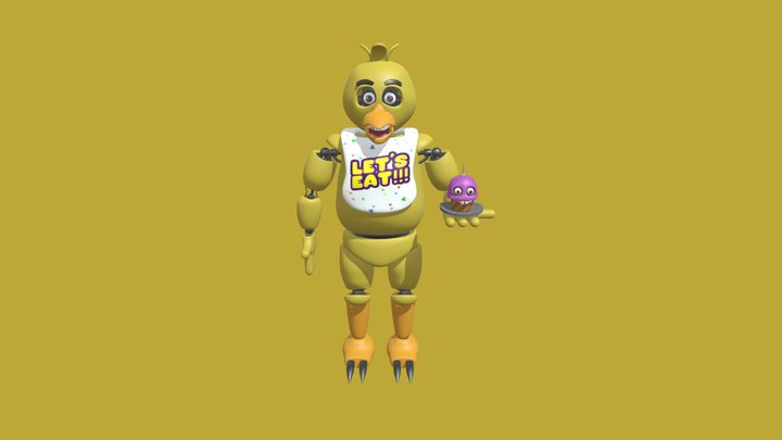 Subject Chica (Post Shift 2) 3D Model