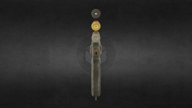 Pindad PI Kal 25.4 mm 3D Model