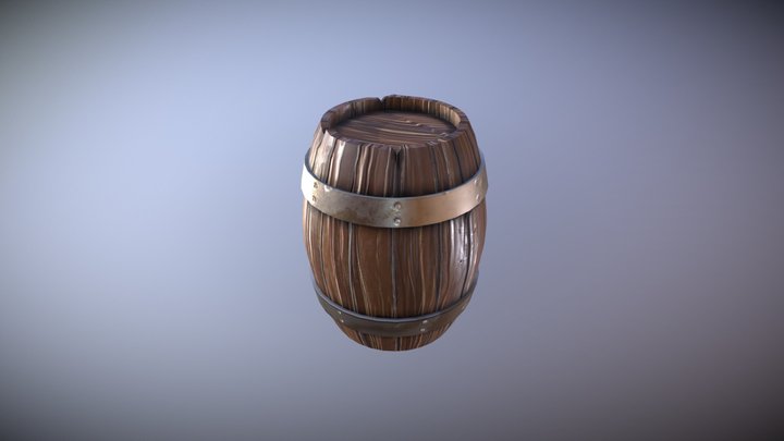 Barrel 3D Model