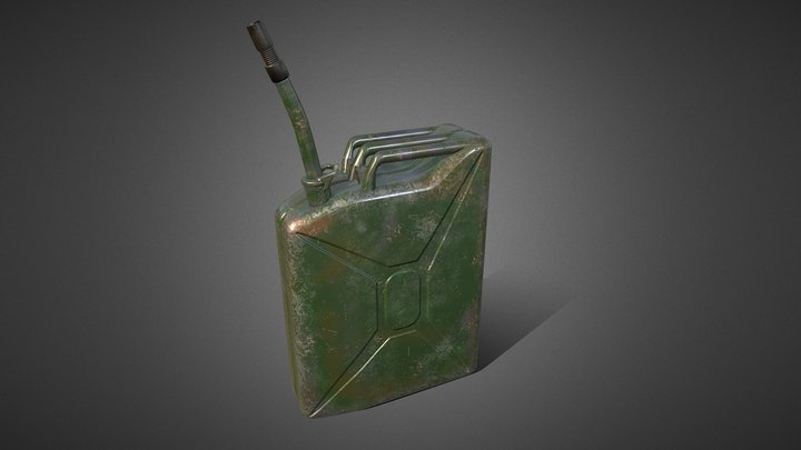 Military Can 3D Model