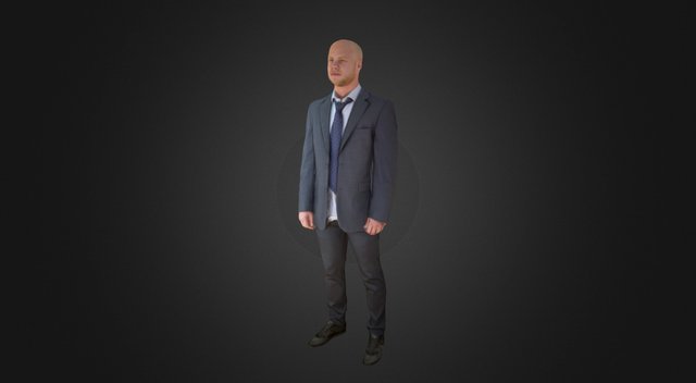 Male full body 3D scan 3D Model