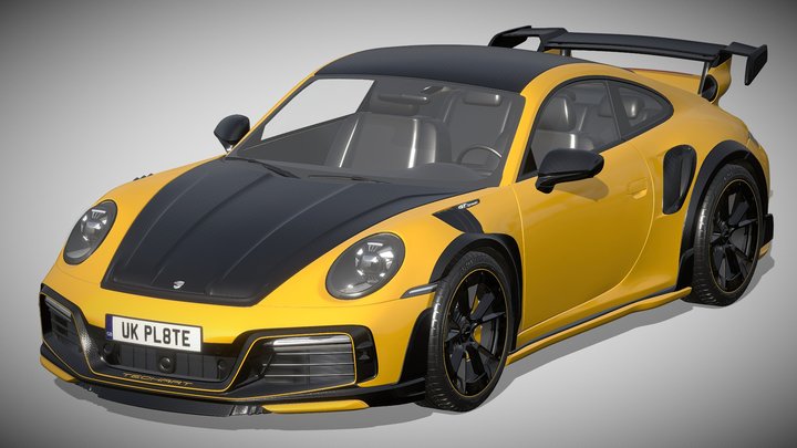 Porsche 911 TECHART GTstreet R 2022 3D Model