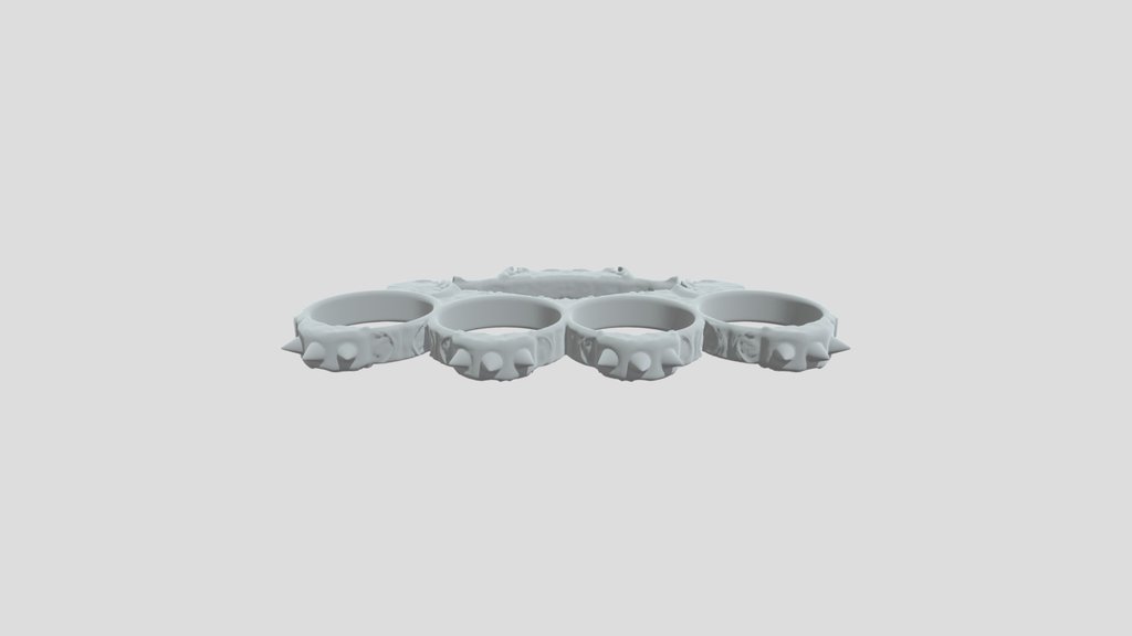 Brass Spiked Knuckles