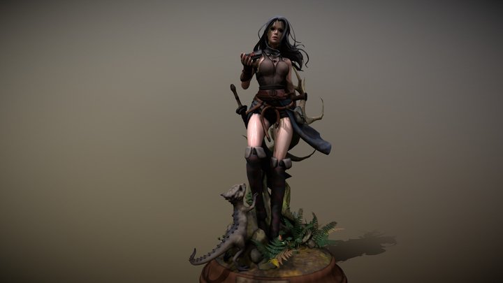 Xena Warrior Princess 3D Model