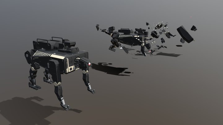Dog Drone 3D Model