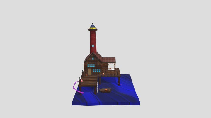 3d-LakeHouse 3D Model