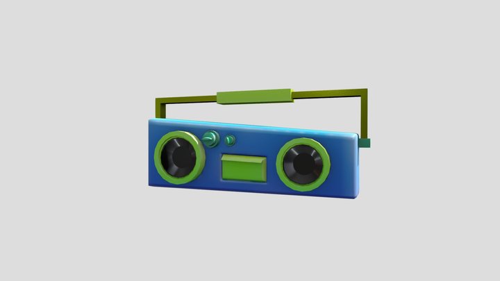 Boombox 3D Model