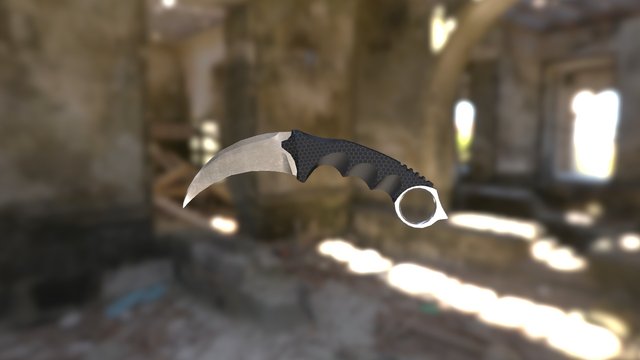 Knife Karambit 3D Model