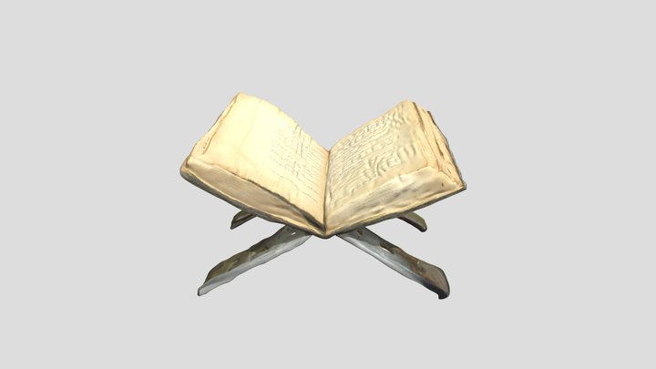Книга на подставке 3D Model